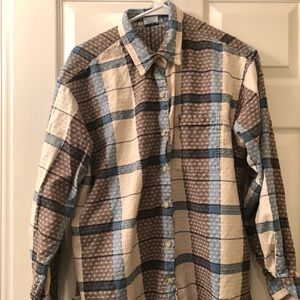 Cascade long sleeve button down shirt size XL